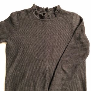J. Crew ruffleneck sweater